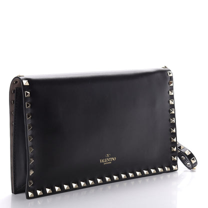 Valentino Garavani Nappa Rockstud Wristlet Clutch Black 3 of 8