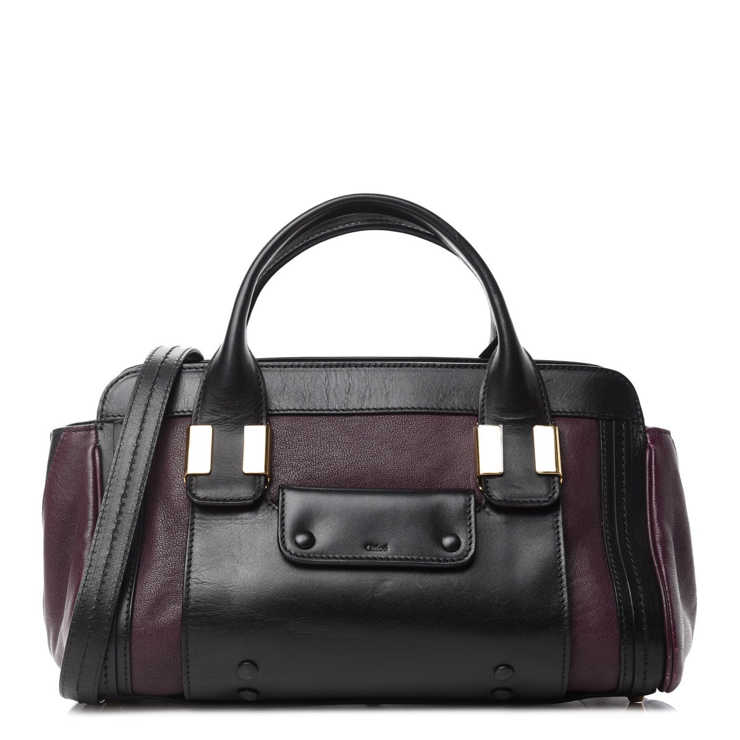 Calfskin Mini Alice Satchel Wild Purple