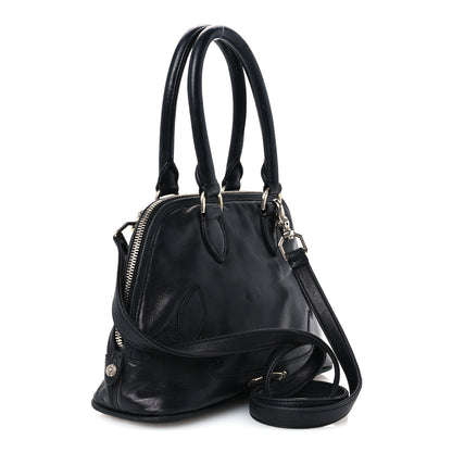 Chrome Hearts Calfskin Cross Embellished Slouchy Mo Black 3 of 9