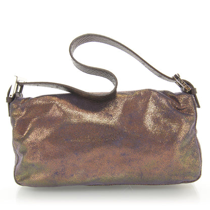 Fendi Python Trim Baguette Bronze 3 of 8