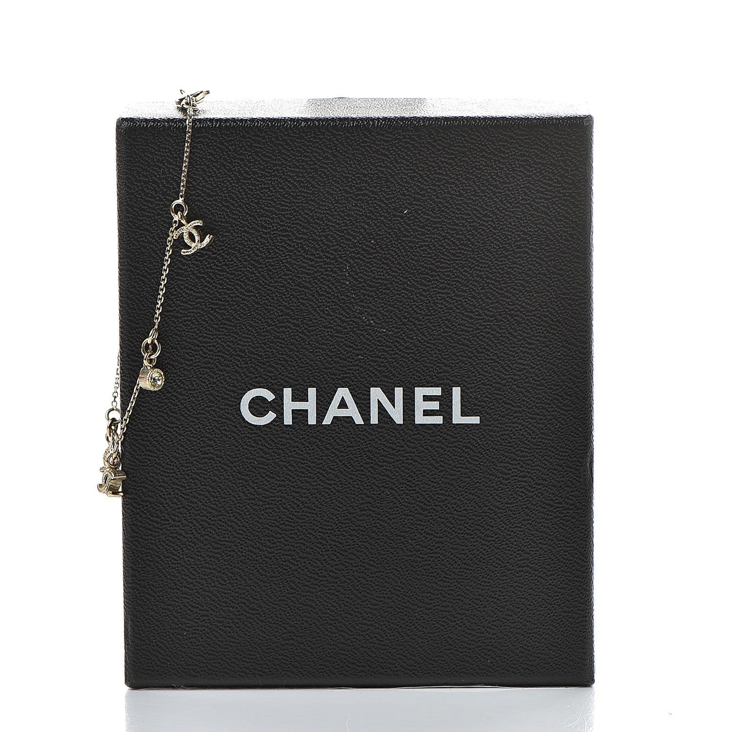 Crystal Charm CC Bracelet Gold