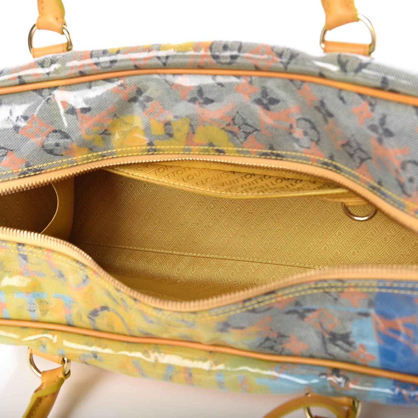 Monogram Pulp Defile Weekender PM Yellow