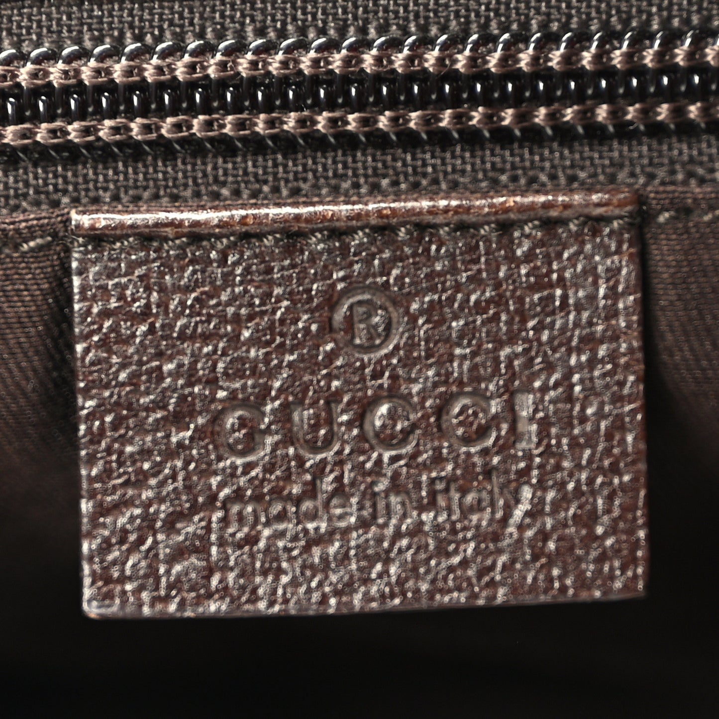 Monogram Medium Half Moon Hobo Dark Brown