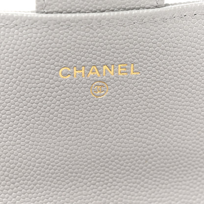 Chanel Caviar Quilted Large Flap Wallet Grey 6 of 9