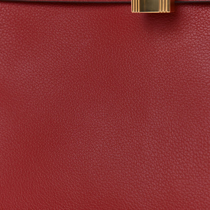 Hermes Evercolor Kelly Retourne 28 Rouge Casaque 11 of 13