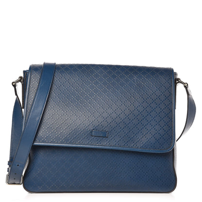 Gucci Diamante Medium Flap Messenger Bag Blue 1 of 19