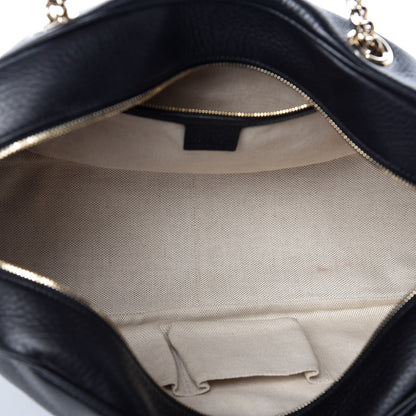 Gucci Pebbled Calfskin Medium Soho Bowler Black 6 of 14