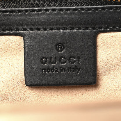 Gucci GG Supreme Monogram Bees Print Small Day Backpack Beige Oro Black 6 of 10