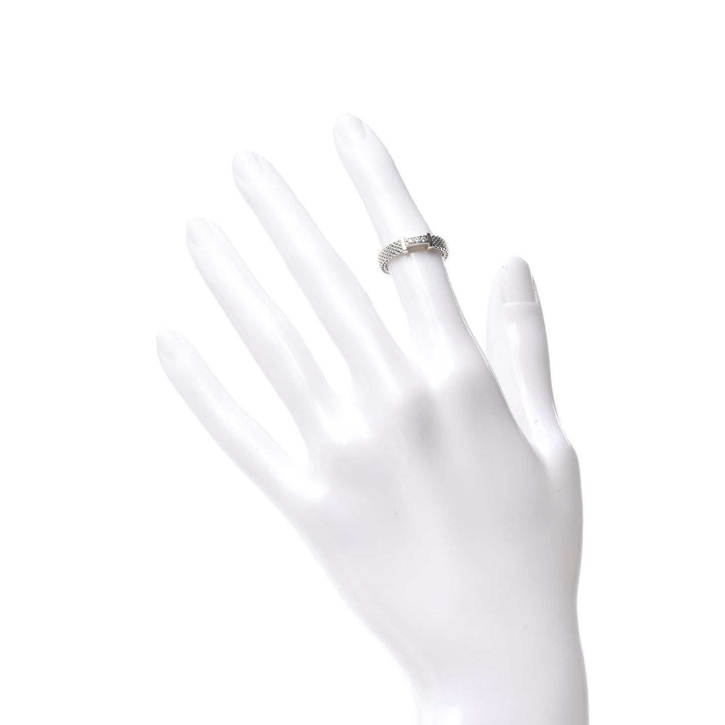 Sterling Silver Diamond Narrow Somerset Ring 47 4
