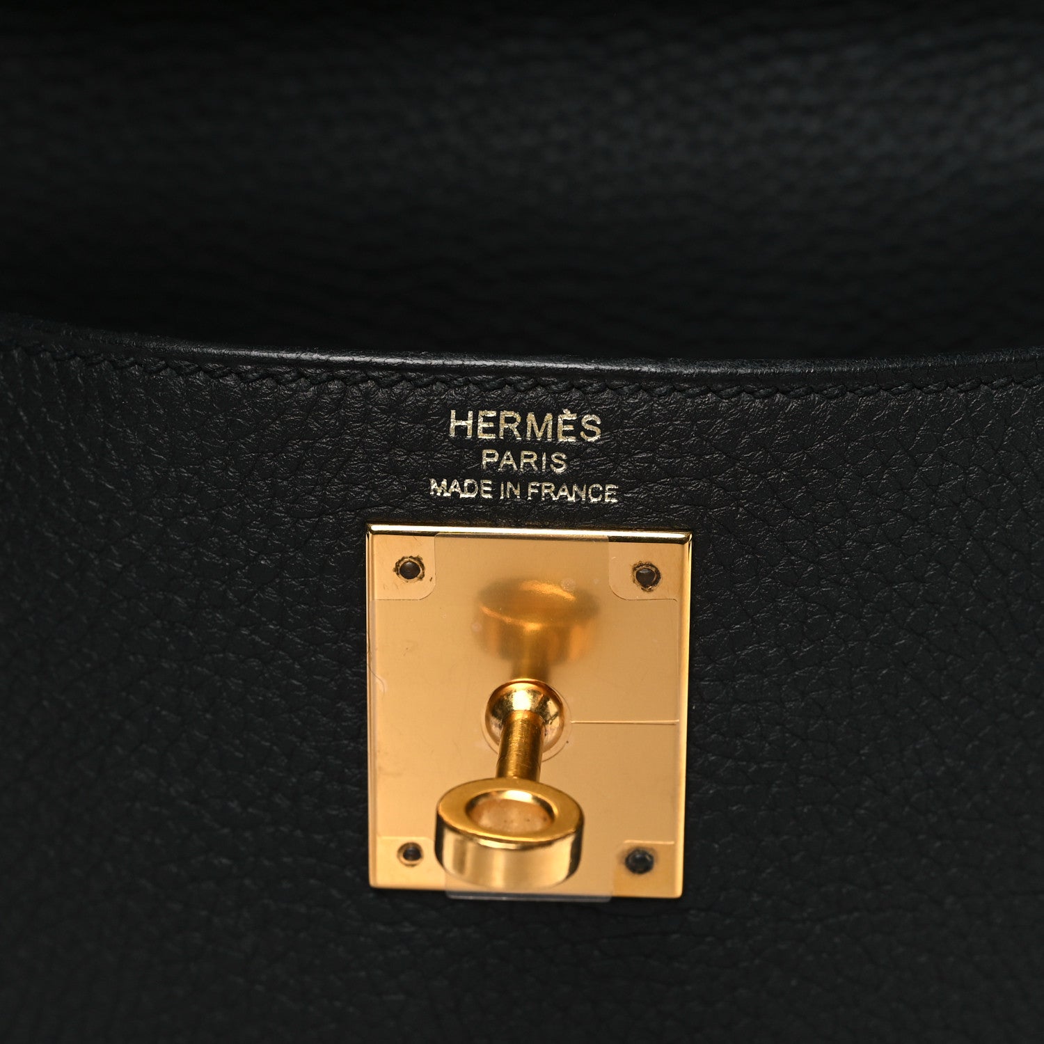 Hermes Togo Kelly Retourne 28 Black 6 of 11