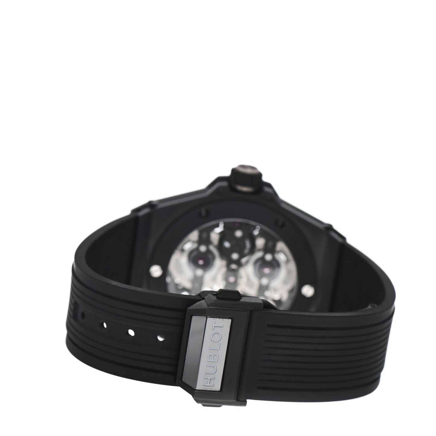 Ceramic Rubber 45mm Big Bang Meca-10 Black Magic Manual Winding Watch 414.CI.1123.RX