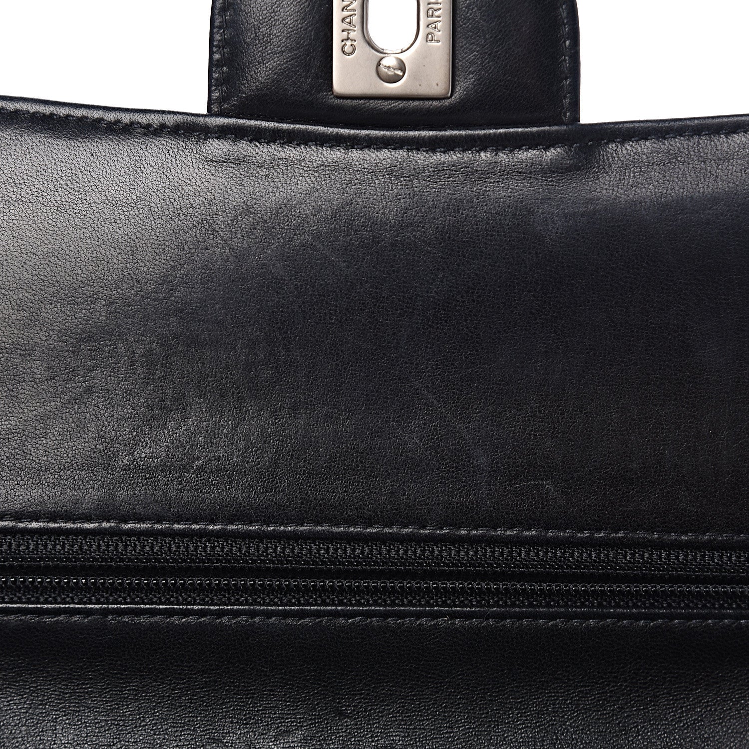 Chanel Patent Quilted Medium Double Flap Black 8 of 17