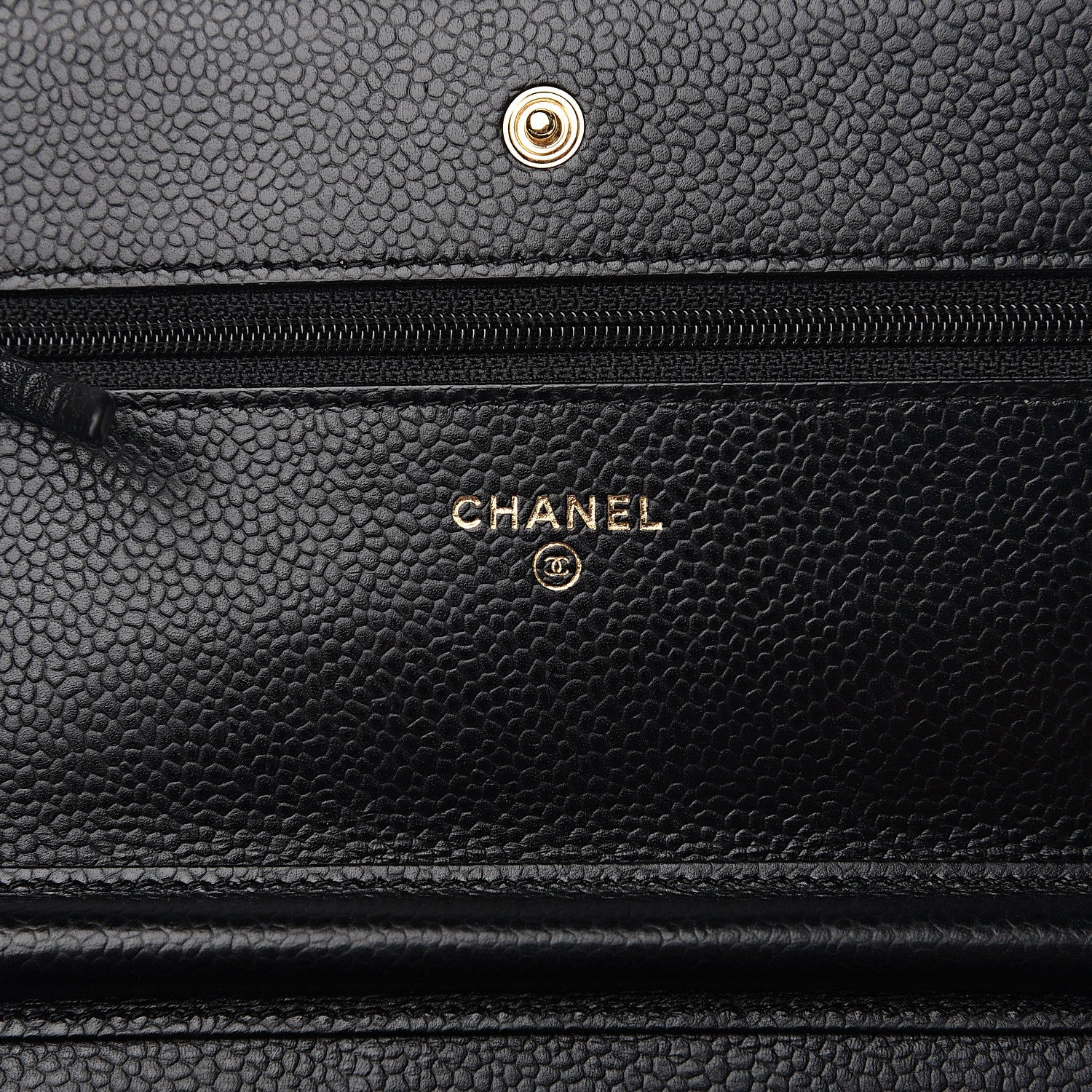 Chanel Caviar Quilted Wallet On Chain WOC Black 5 of 7