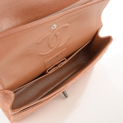 Chanel Pearly Caviar Quilted Medium Double Flap Pink 5 of 8