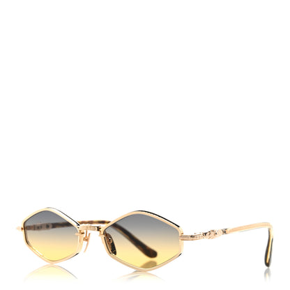 Chrome Hearts Metal Nip Slip Sunglasses  Gold Dark Tan 1 of 9