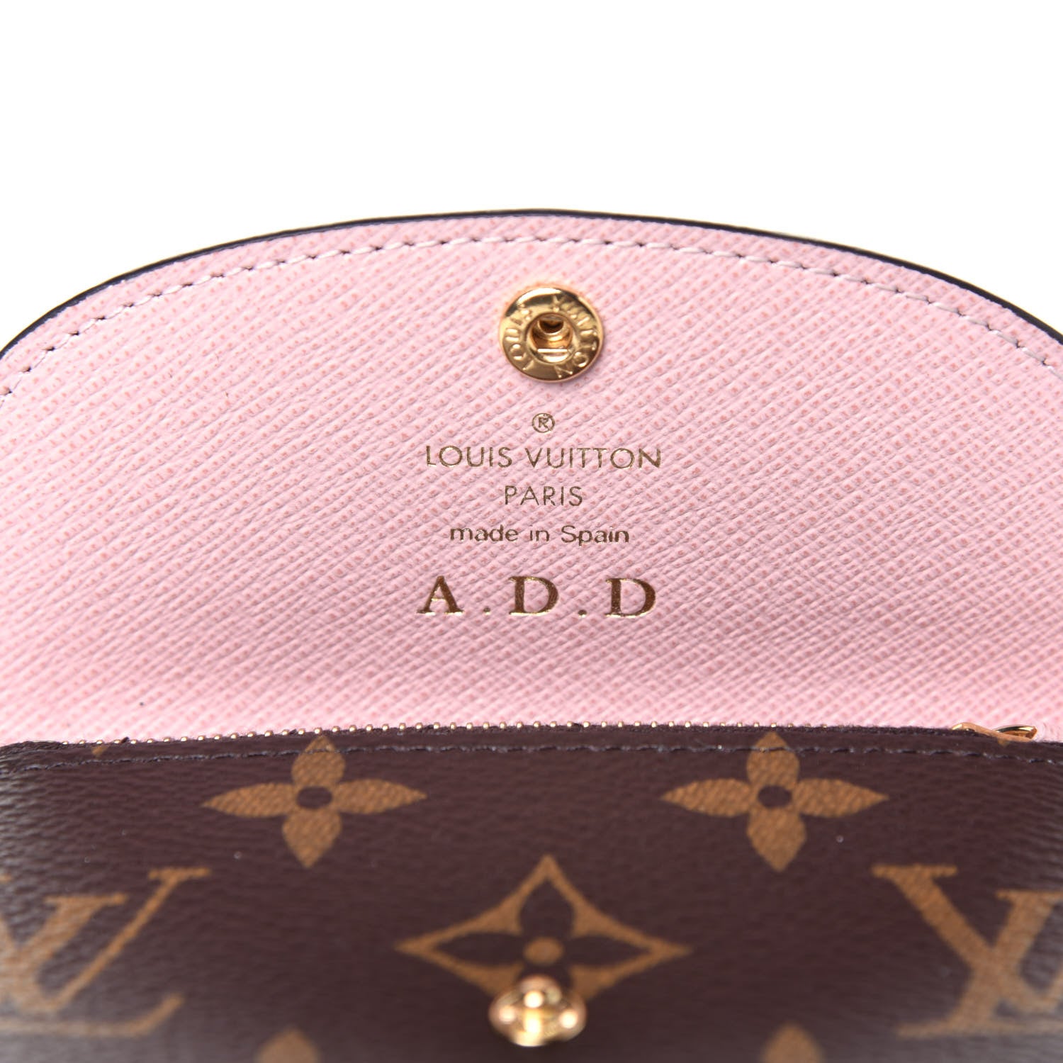 Louis Vuitton Monogram Rosalie Coin Purse Rose Ballerine 6 of 8