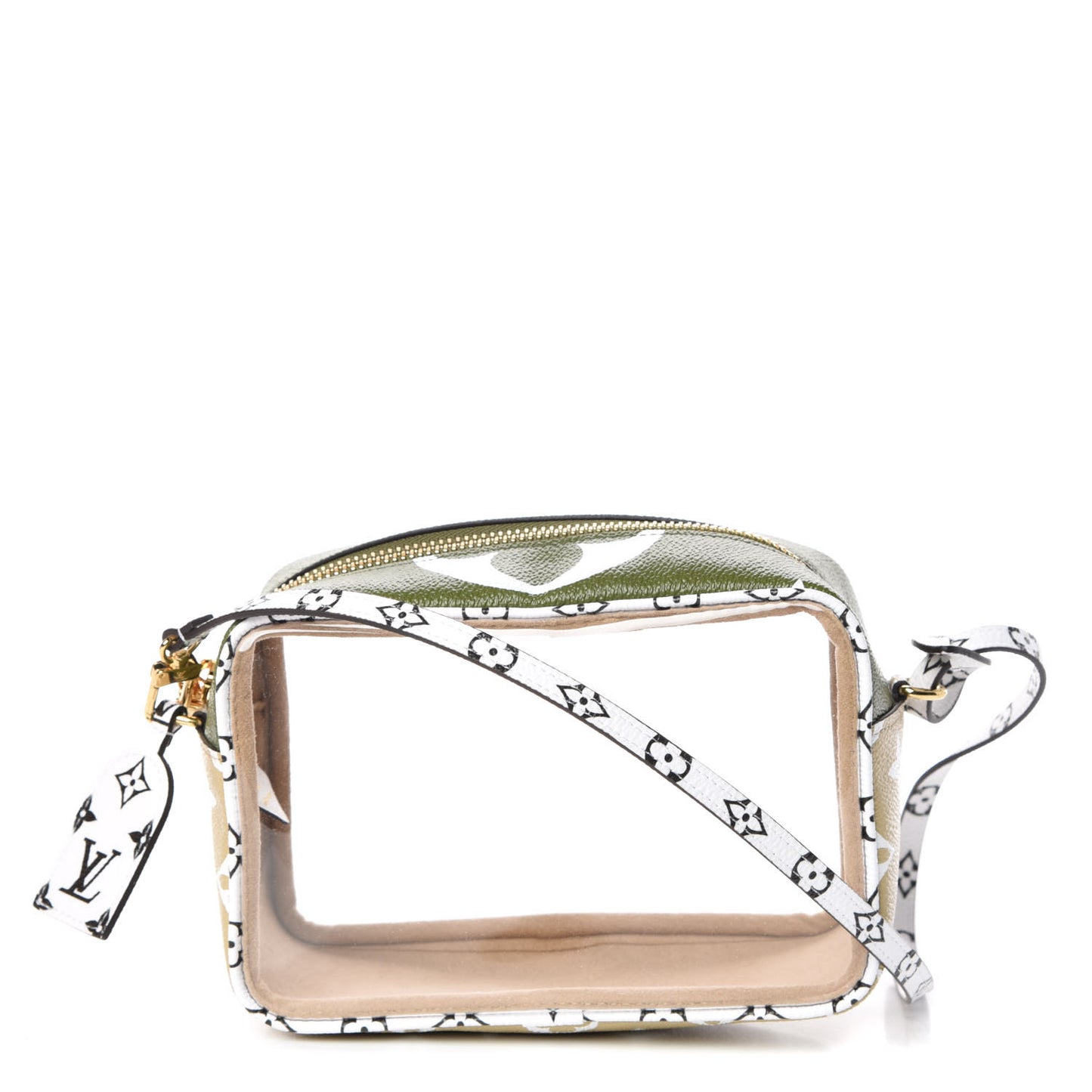 Monogram Giant Beach Pouch Kaki