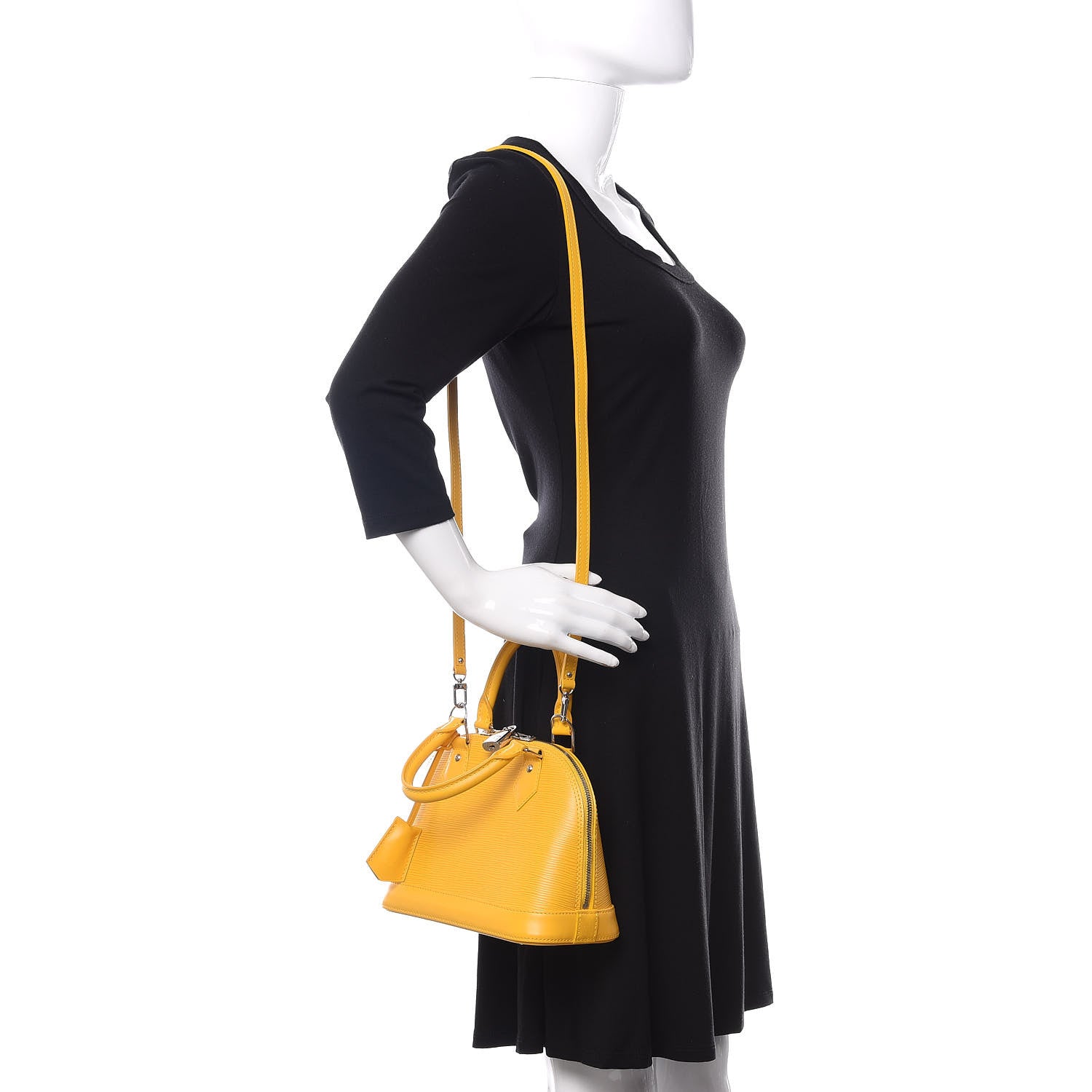 Louis Vuitton Epi Alma BB Citron 2 of 9