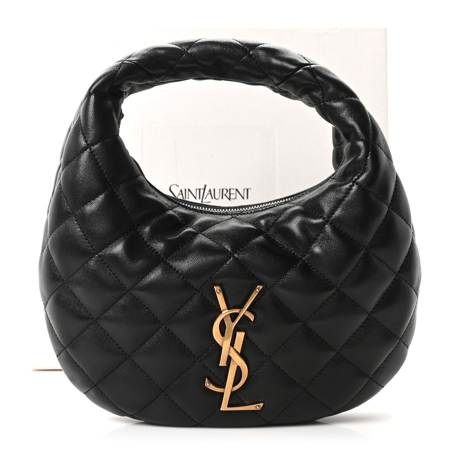 Lambskin Quilted Icarino Bag Black