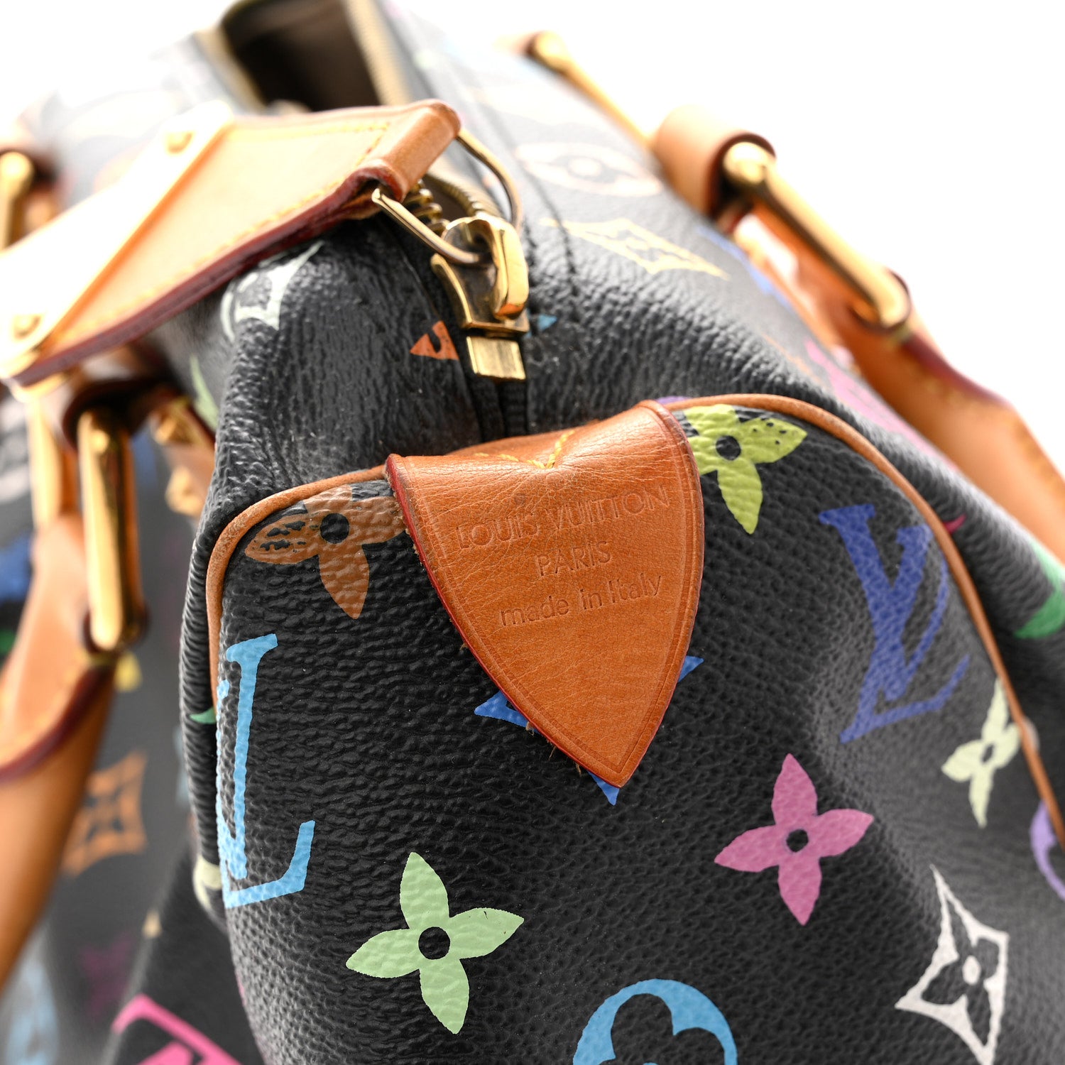 Louis Vuitton Monogram Multicolor Speedy 30 Black 6 of 13