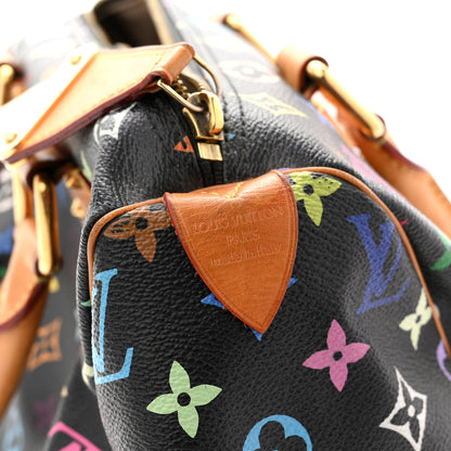 Louis Vuitton Monogram Multicolor Speedy 30 Black 6 of 13