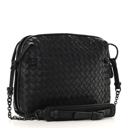 Bottega Veneta Nappa Intrecciato Pillow Crossbody Messenger Black 3 of 9