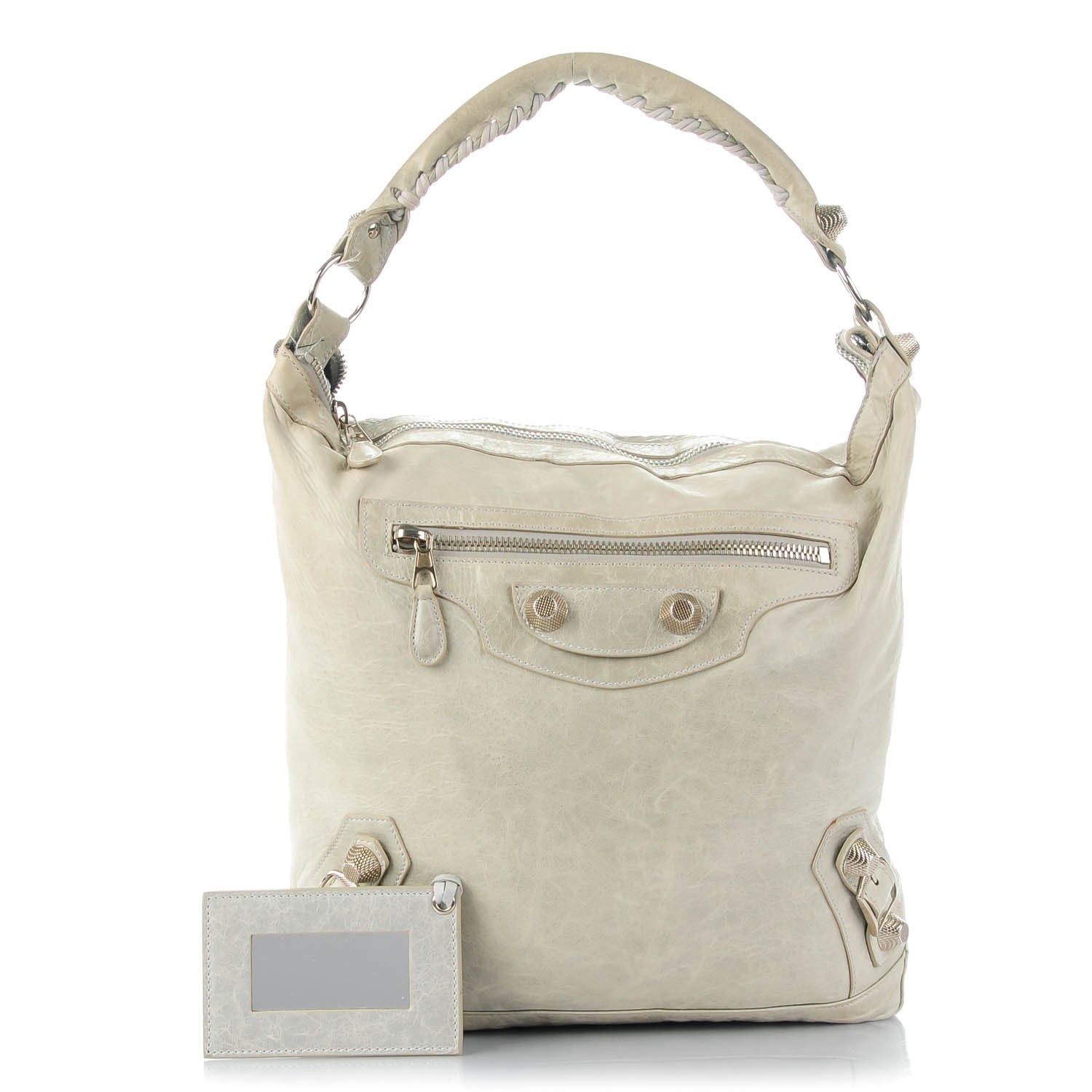 Balenciaga Agneau Giant 21 Silver Hardware Day Hobo Argent 1 of 11