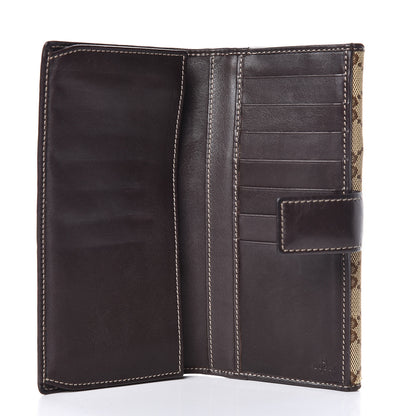 Gucci Monogram Indy Continental Wallet Dark Brown 5 of 11