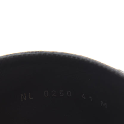 Louis Vuitton Calfskin Monogram Wonderland Flat Ranger Boots 41 Black 8 of 9