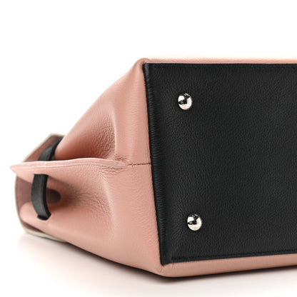 Louis Vuitton Soft Calfskin Lockme Ever Rose Ballet White Maito Black 9 of 10