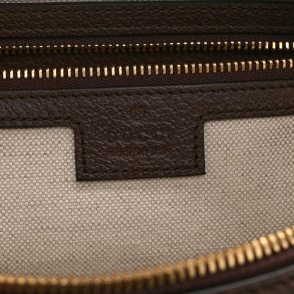 Gucci GG Supreme Monogram Web Small Ophidia Top Handle Bag  Beige Ebony 6 of 11