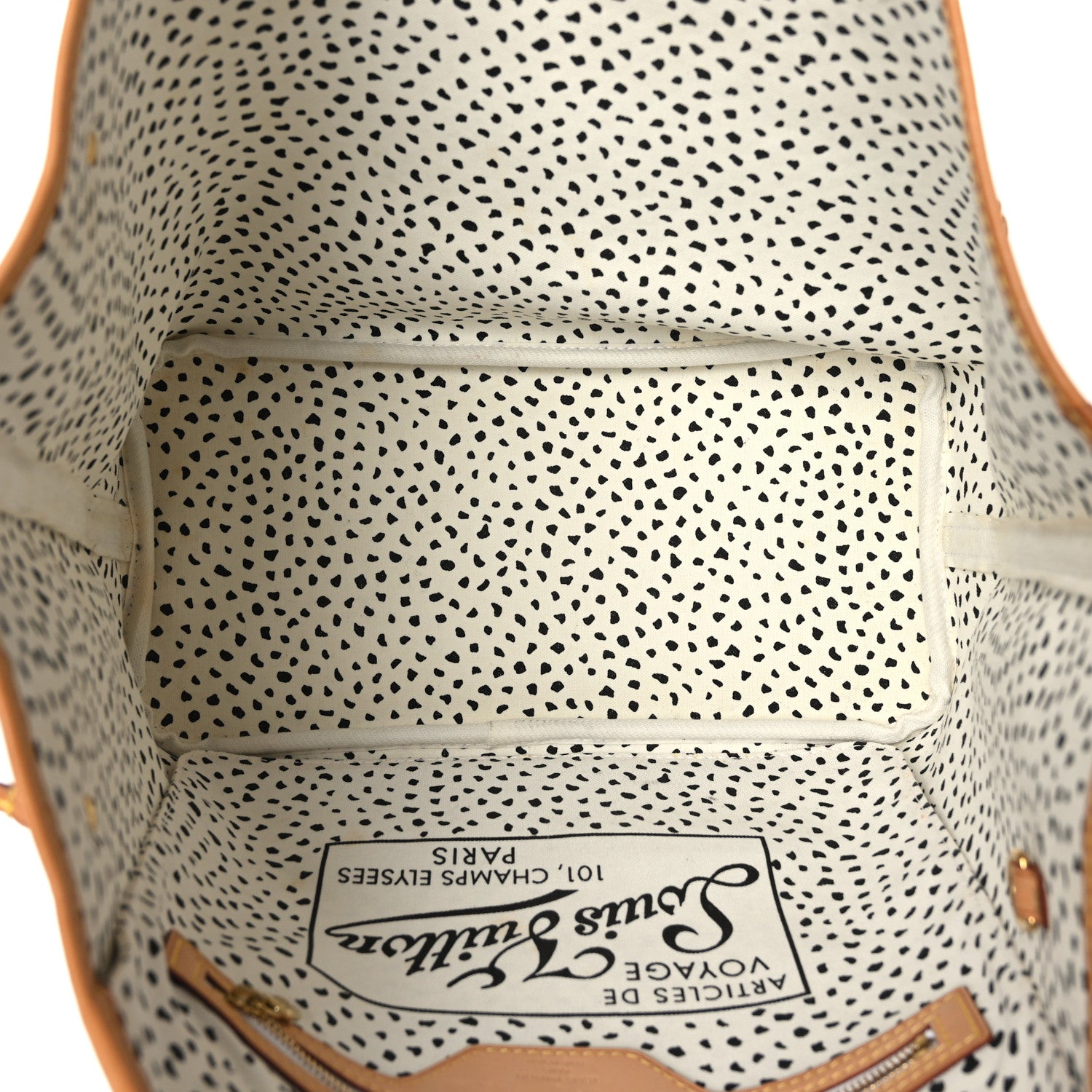 Louis Vuitton Monogram Kusama Waves Neverfull MM White 5 of 9