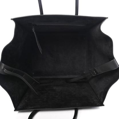 Celine Supple Calfskin Medium Phantom Luggage Black 4 of 4