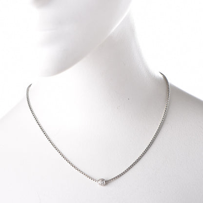 David Yurman Sterling Silver 18K Diamond Petite Pave Necklace 2 of 5