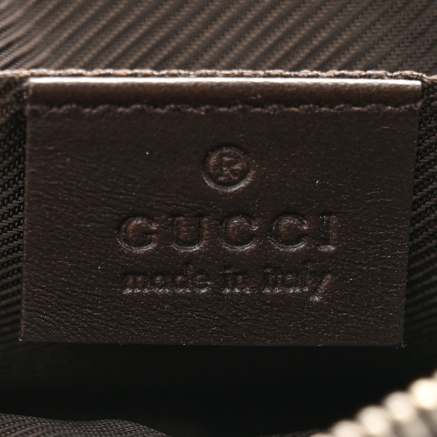 Gucci Monogram Web Small Cosmetic Case Dark Brown 6 of 9