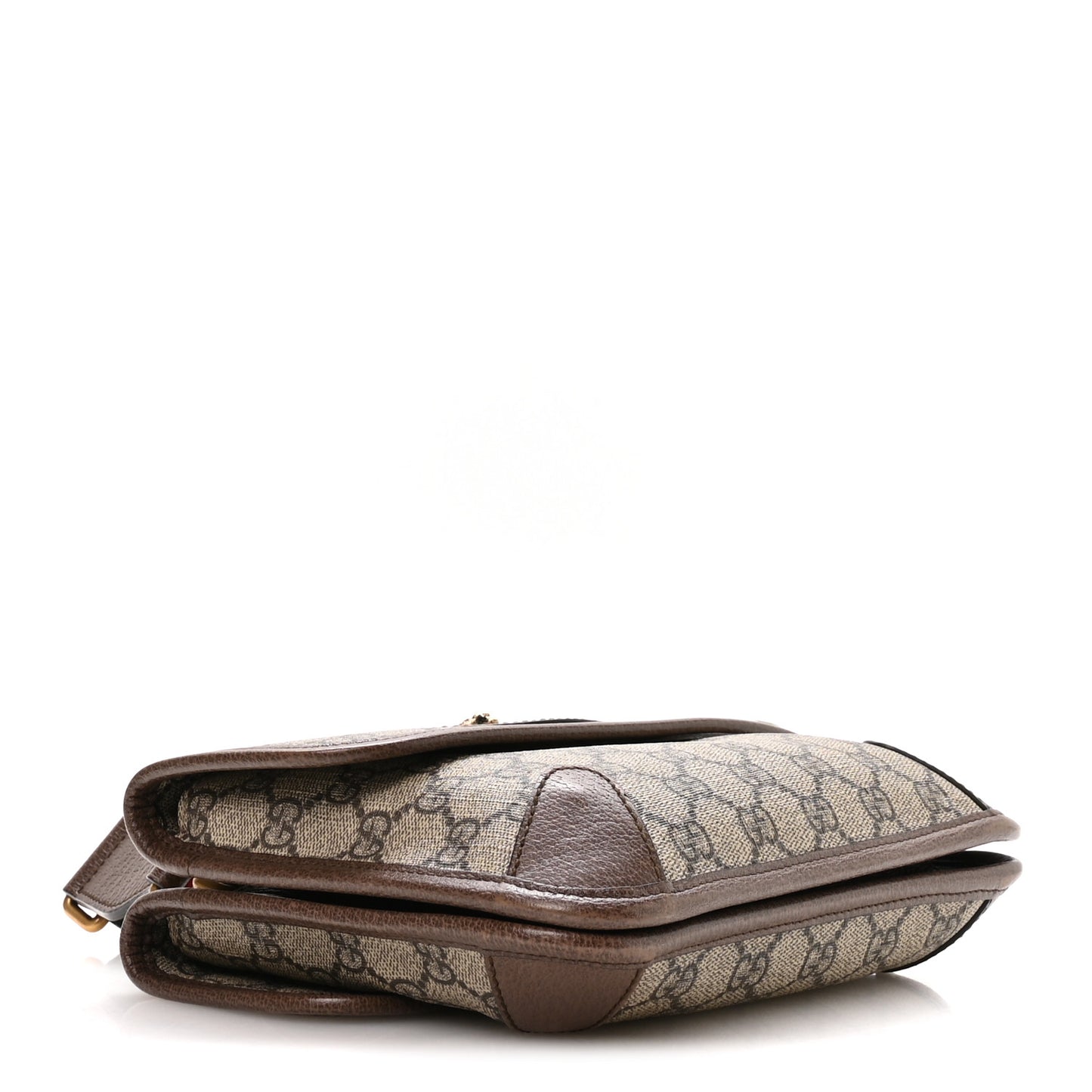 GG Supreme Monogram Web Small Neo Vintage Double Flap Messenger Bag Beige New Acero Acero