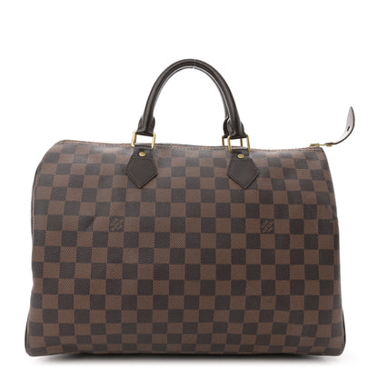 Louis Vuitton Damier Ebene Speedy 35 1 of 16