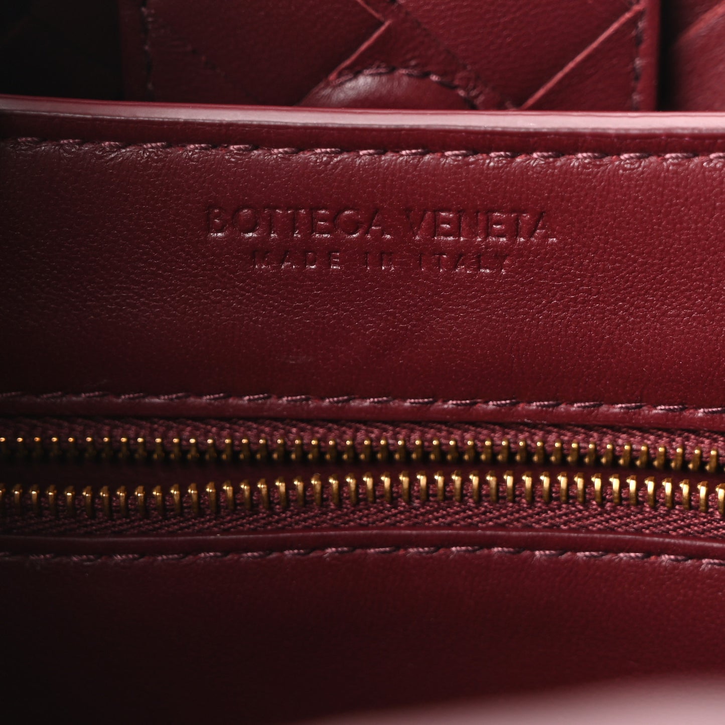 Nappa Intrecciato Small Andiamo Shoulder Bag Barolo