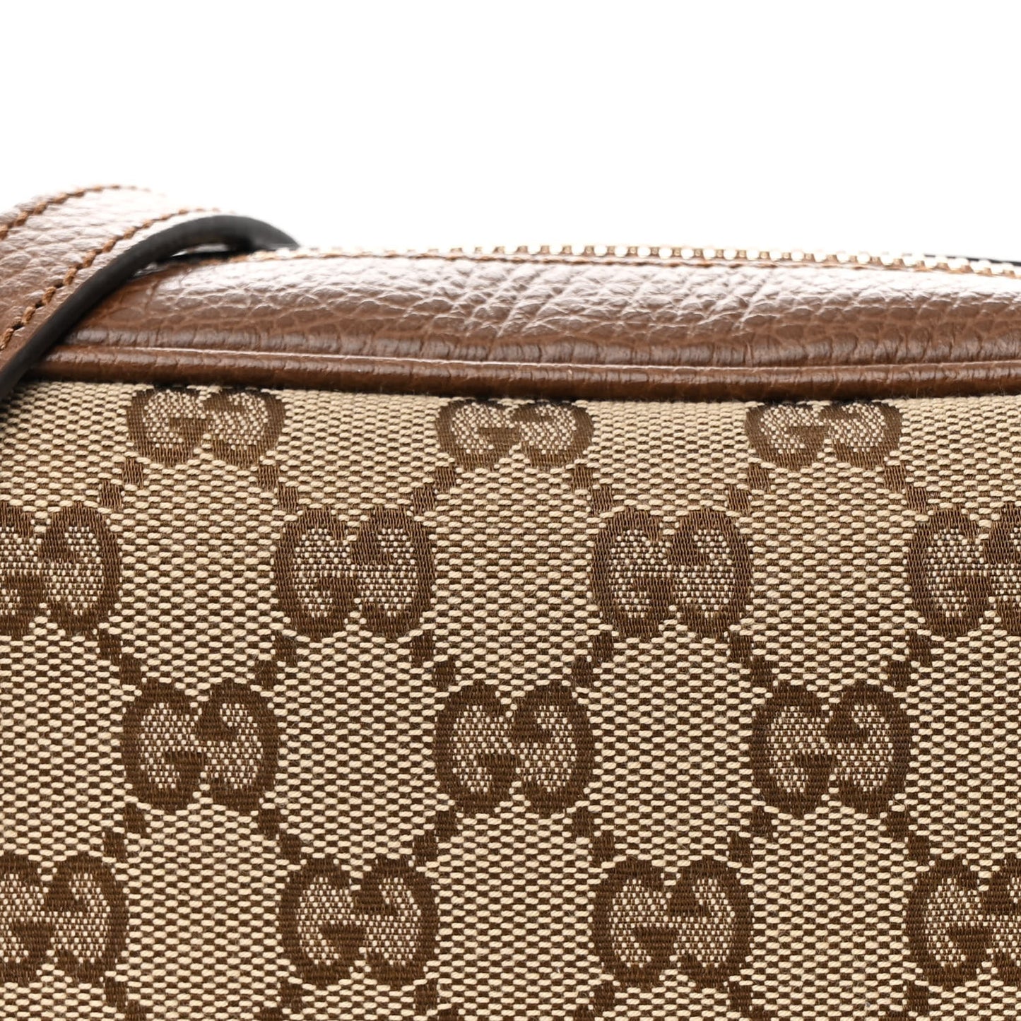 Monogram Mini Bree Messenger Bag Beige Tabacco