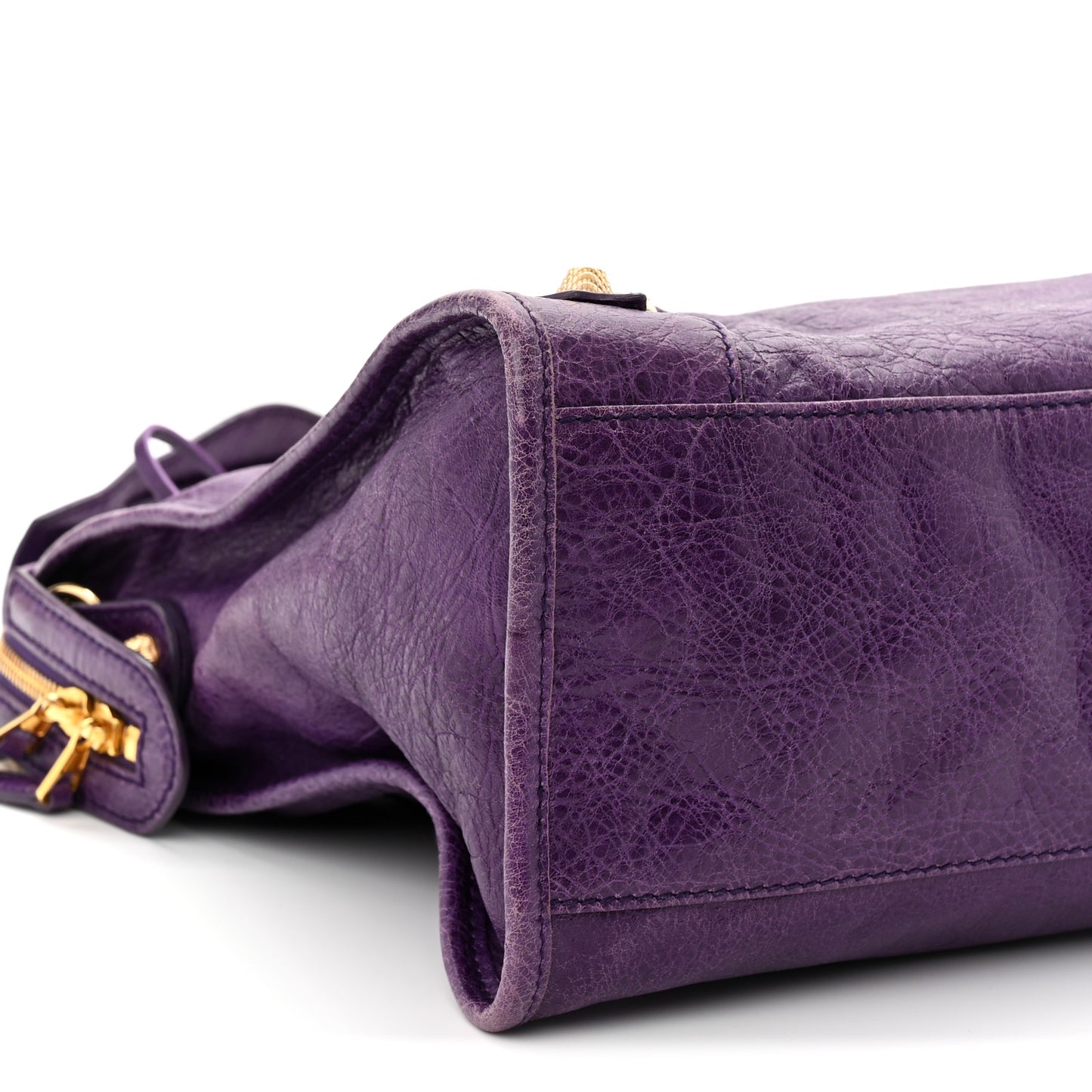 Agneau Giant 12 Gold Hardware City Dark Violet