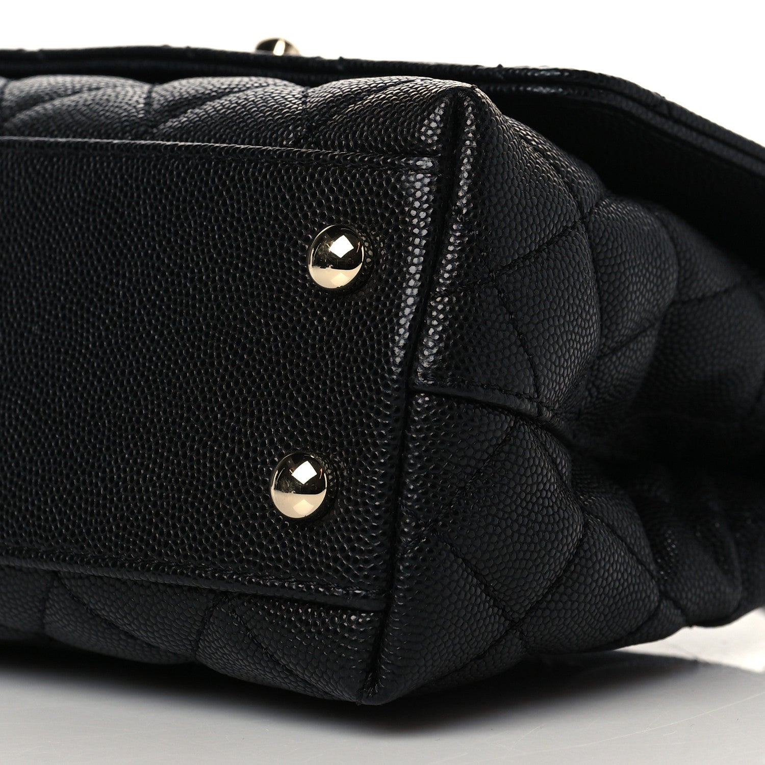 Chanel Caviar Quilted Extra Mini Coco Handle Flap Black 10 of 11