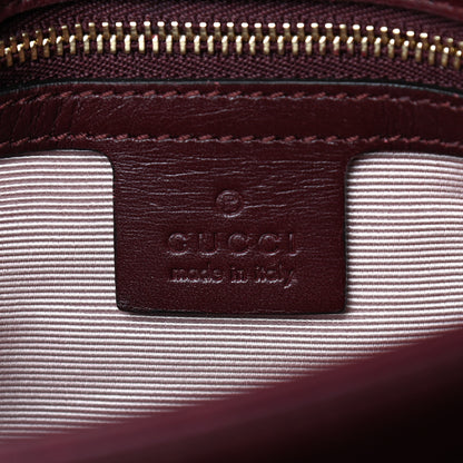 Gucci Vitello Palmellato Lux Small Arli Flap Shoulder Bag Vintage Bordeaux 6 of 9