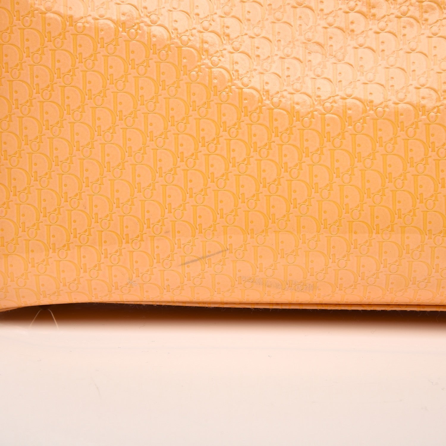 Christian Dior Patent Diorissimo Medium Lady Dior Orange 8 of 10