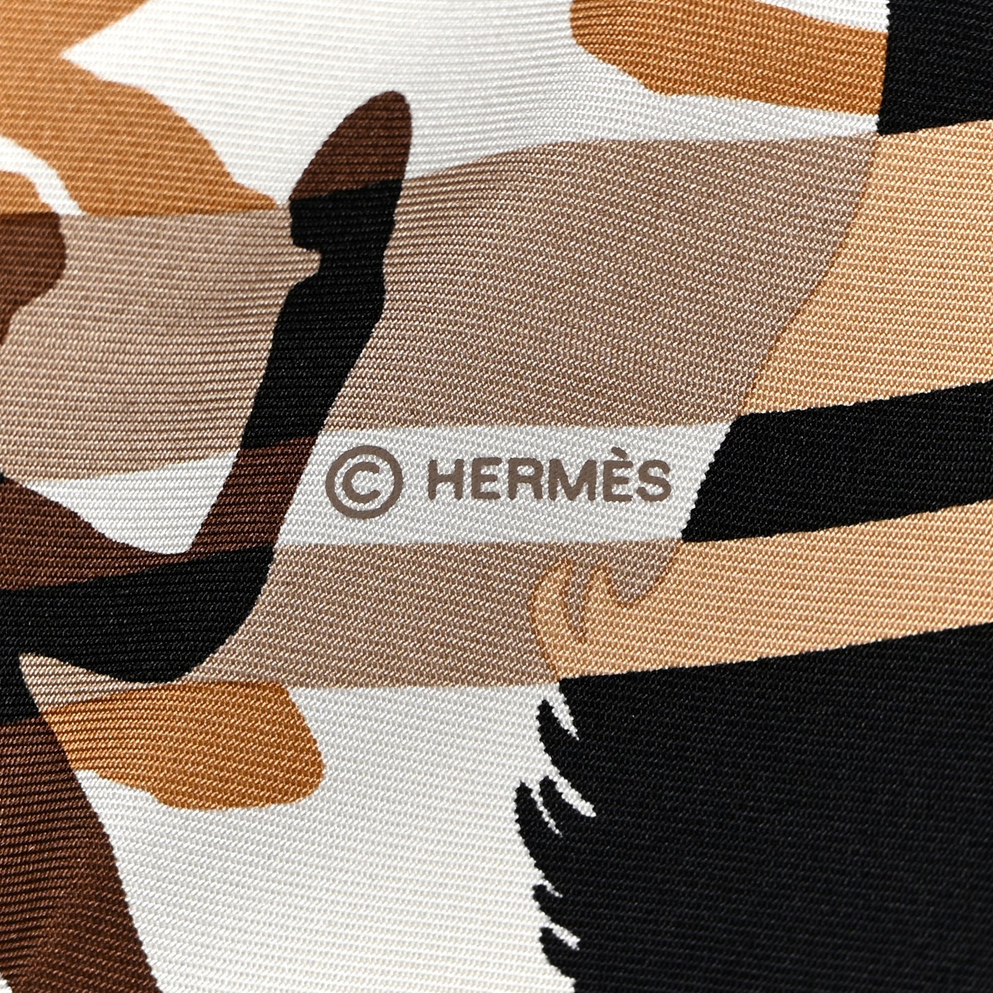 Silk Ex Libris En Camouflage Scarf 90