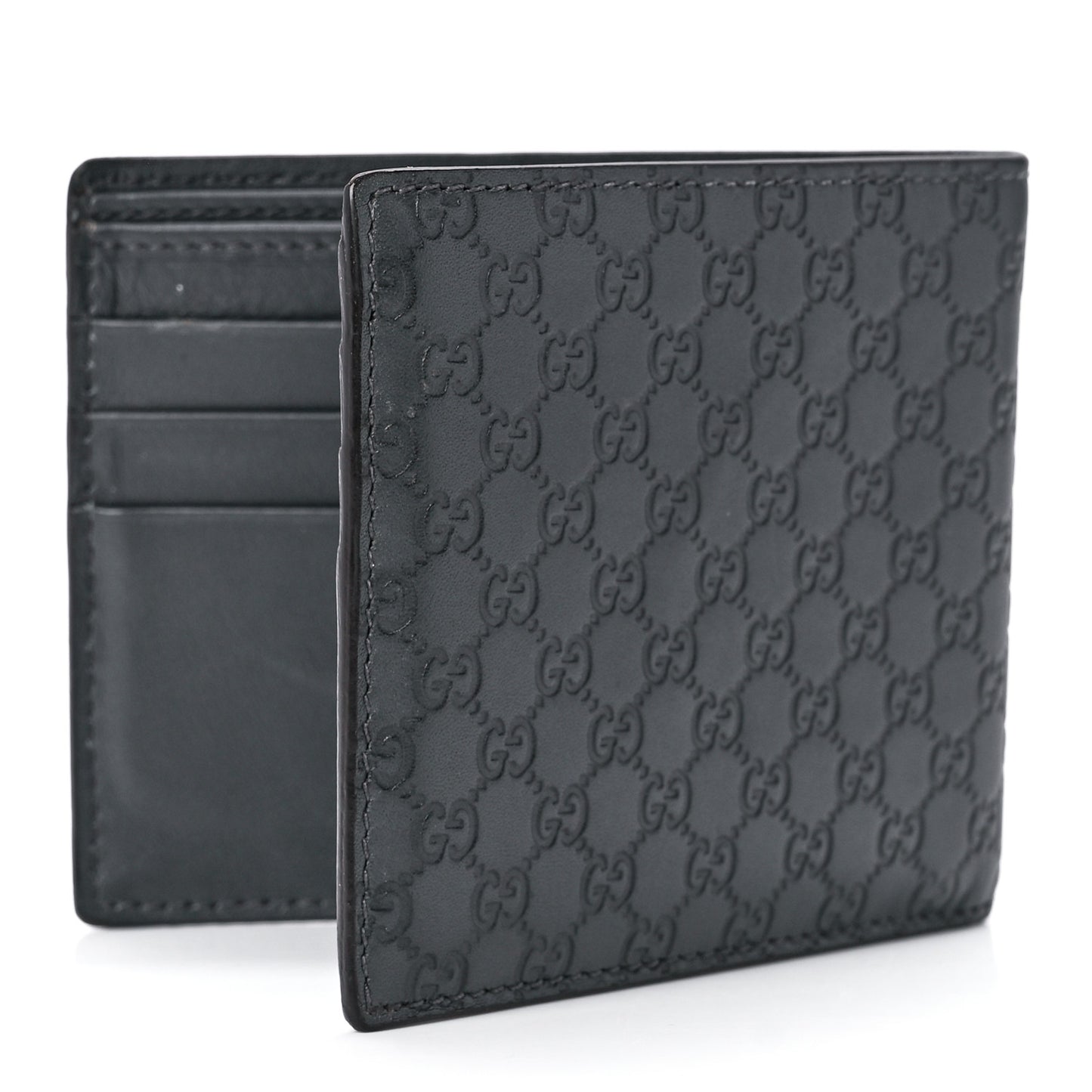Guccissima Avel Bi-Fold Wallet Gray
