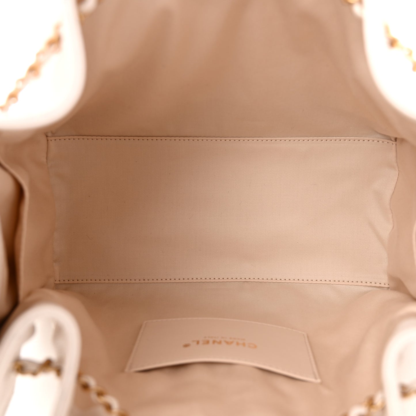 Caviar Quilted Small Chanel 25 Handbag White