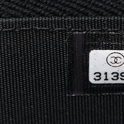 Chanel Lambskin Quilted Small Top Handle Vanity Case With Chain Black 7 of 10