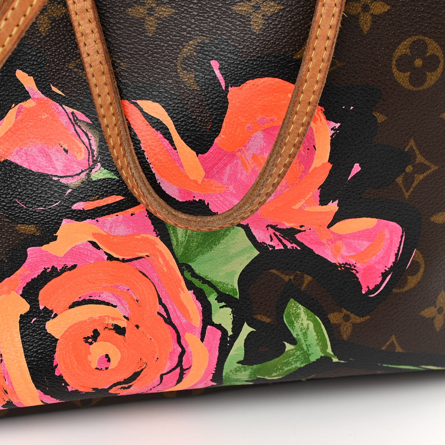 Louis Vuitton Monogram Roses Neverfull MM 13 of 14