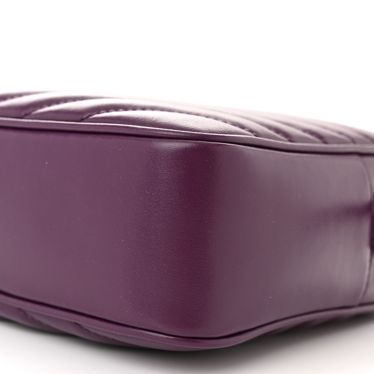 Calfskin Matelasse Monogram Lou Camera Bag Purple