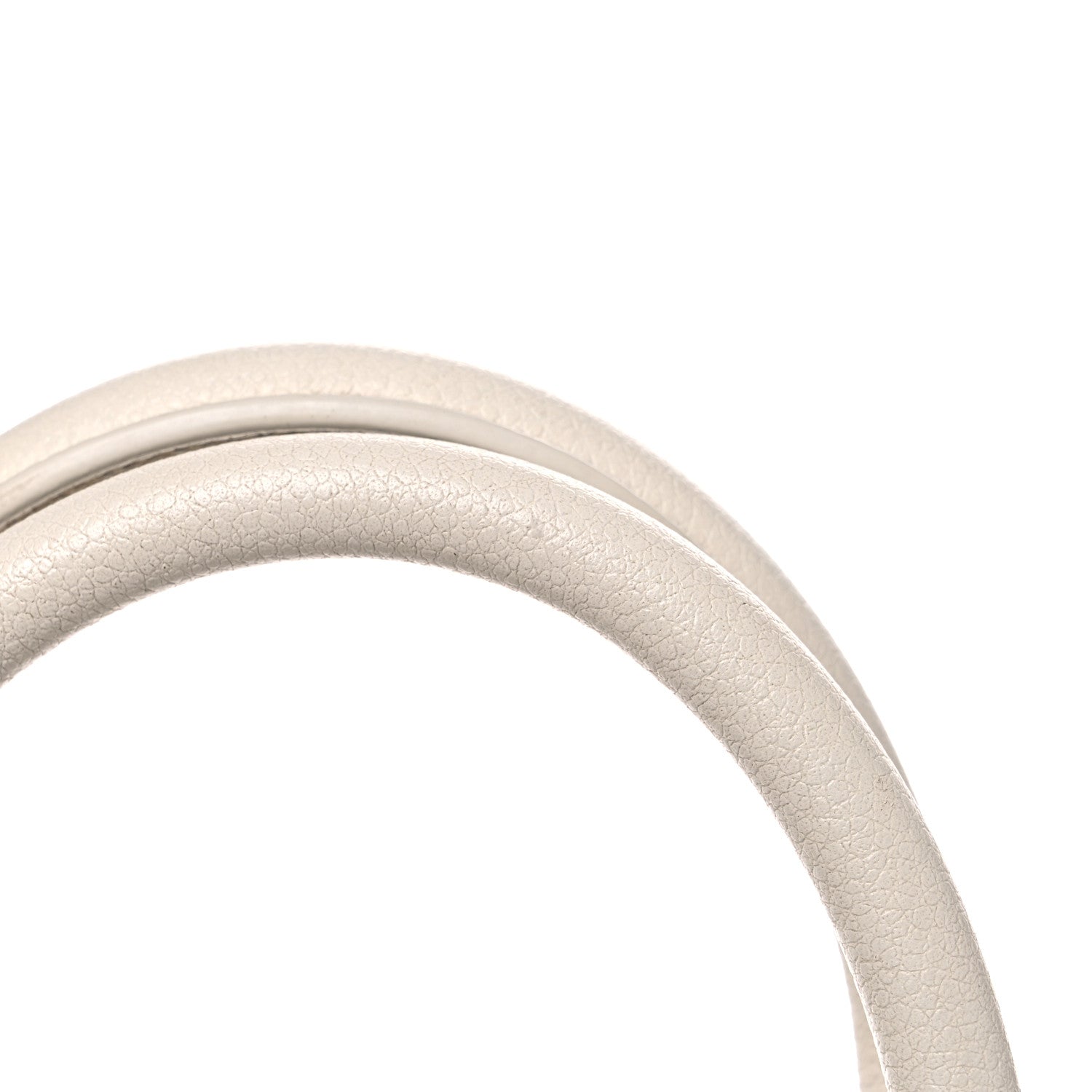 Saint Laurent Grained Calfskin Small Rive Gauche White 29 of 35
